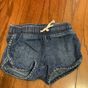 Denim shorts